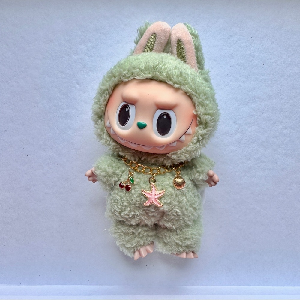 Labubu charm necklace
